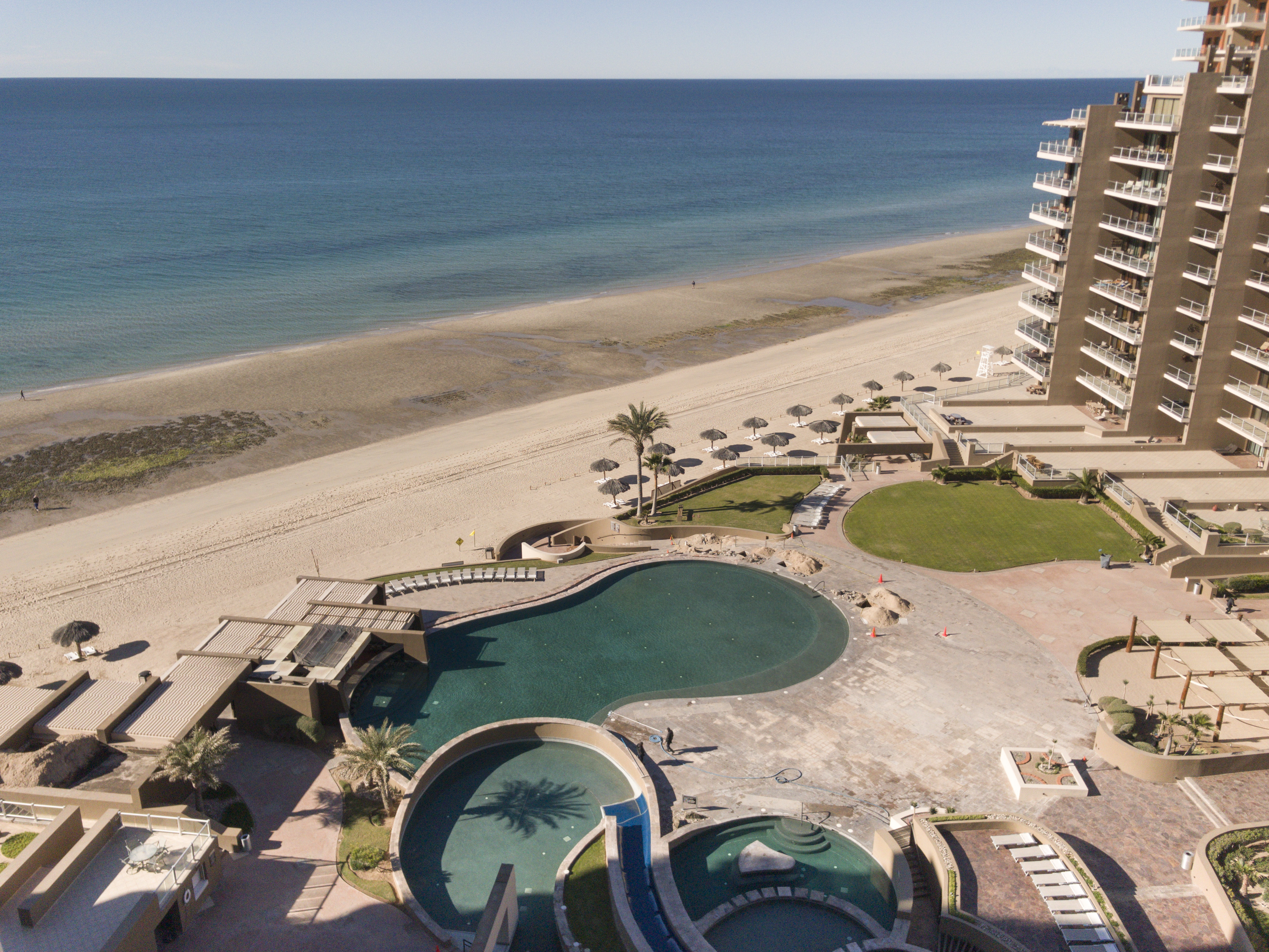 Puerto Peñasco beach viewed from Las Palomas