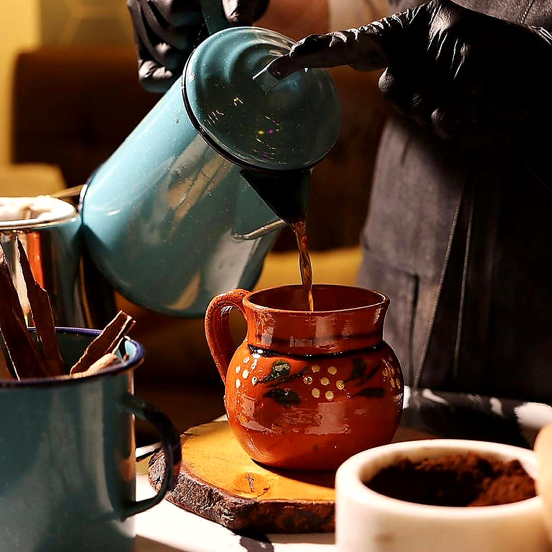 Coffee photographed for Candy Cake's official website