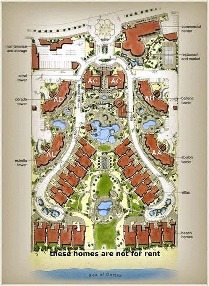 Bella Sirena building layout