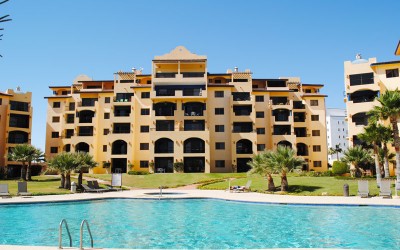 Building C and swimming pool