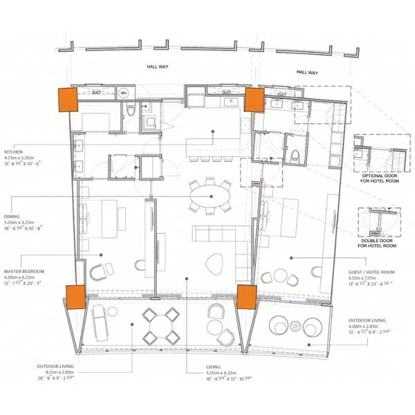 Two bedroom — large floor plan at Sonoran Star Resort