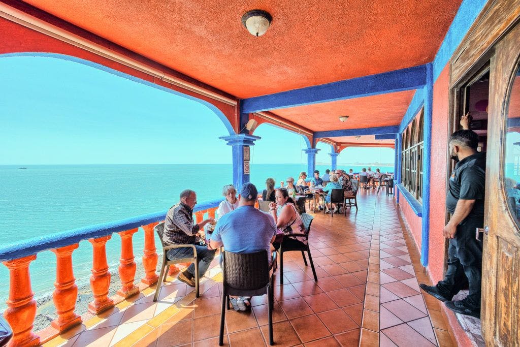 La Casa del Capitán restaurant overlooking Rocky Point