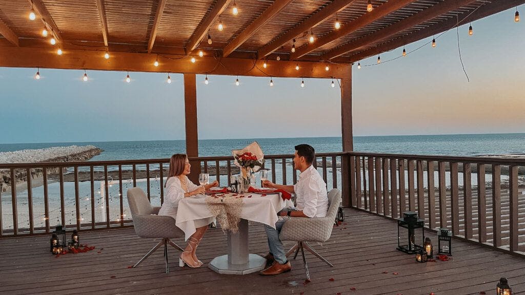 Mare Blu waterfront restaurant in Rocky Point